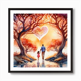 Heart Of Love Art Print