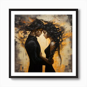 Lovers By Csaba Fikker 10 Art Print