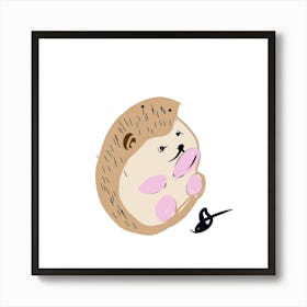 Hedgehog Art Print