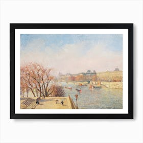 The Louvre, Morning, Sunlight (1901), Camille Pissarro Art Print