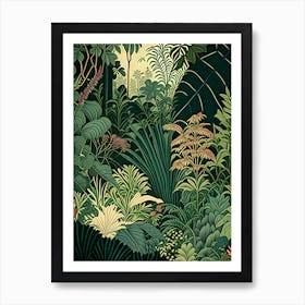 Nong Nooch Tropical Garden, Thailand Vintage Botanical Art Print