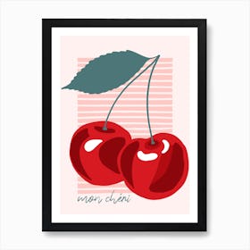 Mon Chéri Art Print