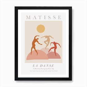 MATISSE "LA DANCE" | POP ART WORLD 2023 Digital vector illustration| www.popart.world Art Print