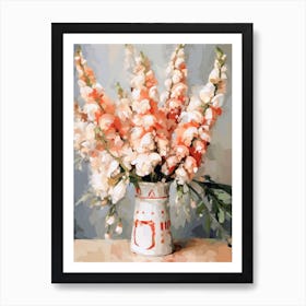 Foxglove Flower Still Life Painting 1 Dreamy Art Print