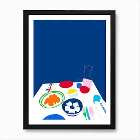 Dinner Date At A Fancy Restaurant Poster
