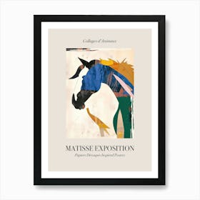 Horse 1 Matisse Inspired Exposition Animals Poster Poster