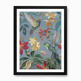 Hummingbirds Art Print