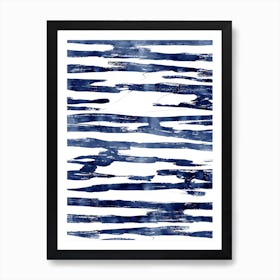 Vagues Affiche Minimaliste pour Salon par Becky Bailey
