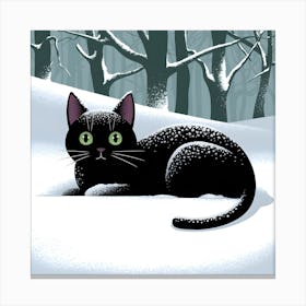 Le Chat Noir Canvas Print