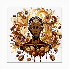 Coffee Woman Toile