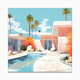 California House Leinwandbild