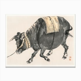 Black Bull, Kōno Bairei Leinwandbild