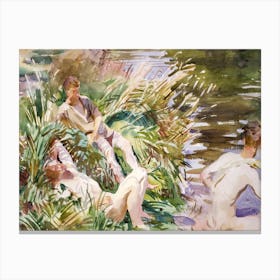 Tommies Bathing (1919), John Singer Sargent Canvas Print