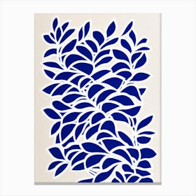 Kalanchoe Stencil Style Plant Canvas Print