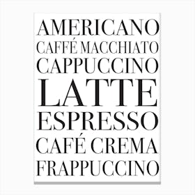 COFFEE Canvas Print