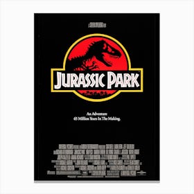 2544 Jurassic Park Movie Poster Copy Fy Leinwandbild