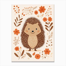 Baby Animal Illustration  Porcupine 7 Leinwandbild