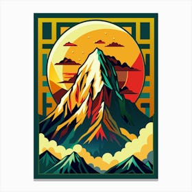 Mountain Print Leinwandbild
