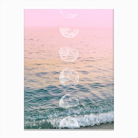 Moontime Beach Canvas Print