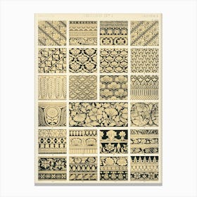 Vintage Pattern Illustration, Owen Jones     Canvas Print