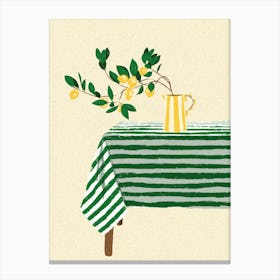 Lemon In Vase 2 Toile