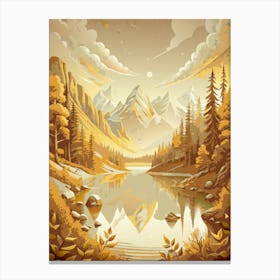 Autumn Landscape Leinwandbild