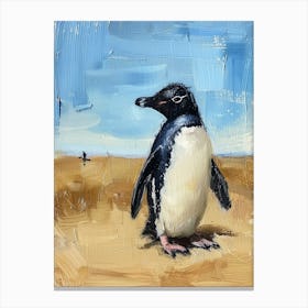 Adlie Penguin Salisbury Plain Oil Painting 1 Toile