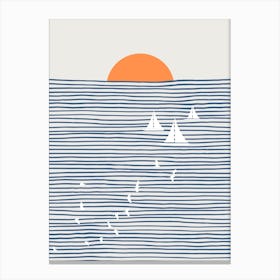 Three White Sails Leinwandbild